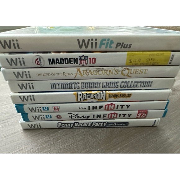 Nintendo Other - Wii Video Game Collection Bundle Wii Fit Plus Disney Aragorns Quest ...